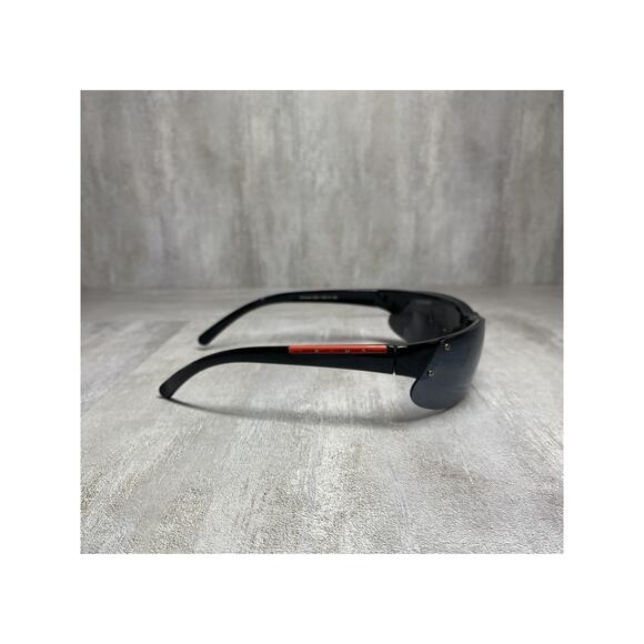 VTG Prada SPS04E Sunglasses Mens Shield Wrap Sport Designer Italy 72mm 4061 - Picture 4 of 16